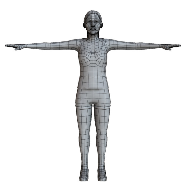 casual female 03 3d model - Casual Female 03... by ignisfatuus